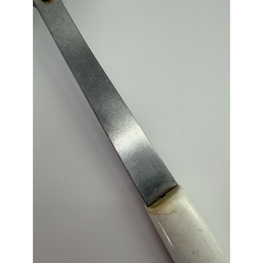 Vintage 1970s EKCO Garden Daisy Floral Stainless Slotted Serving Spoon Utensil - Picture 5 of 11